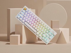 Teclado inalámbrico para juegos Lemokey P2 HE en blanco con teclas brillantes. (Fuente de la imagen: Lemokey)