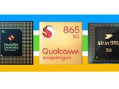 El MediaTek Dimensity 1000+ funciona bien. (Fuente de la imagen: MediaTek/Qualcomm/HiSilicon - editado)