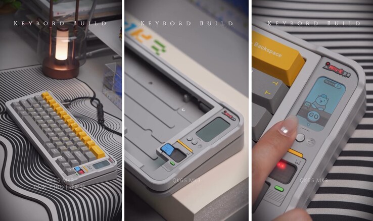 La QK65 MK3 se venderá como un kit barebones e incluirá múltiples juegos jugables. (Fuente de la imagen: Qwertykeys, editado)