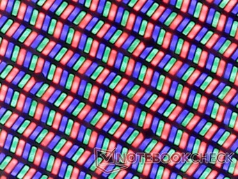 Subpíxeles RGB nítidos gracias a la superposición brillante sin apenas problemas de granulado