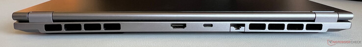 Trasera: HDMI 2.0, USB-C 4.0 (40 Gbps, DisplayPort-ALT modo 1.4a, suministro de energía), Gigabit-Ethernet