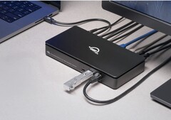 El OWC Thunderbolt 5 Networking Dock está bien equipado con multitud de puertos. (Fuente de la imagen: OWC)
