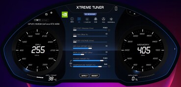 Xtreme Tuner (menú principal)