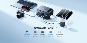 El Bluetti Elite 10 puede alimentar hasta seis dispositivos simultáneamente (Fuente de la imagen: Bluetti)