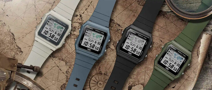 Los cuatro colores del reloj Casio de la serie LF-30W (en la imagen). (Fuente de la imagen: Casio)