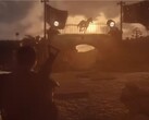 Una captura de pantalla del tráiler de Fallout: New California