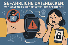 Lagunas de datos peligrosas: Los wearables pueden poner en peligro su privacidad. (Fuente de la imagen: DallE3)