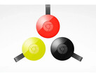 Una imagen de producto que muestra el Chromecast 2 de Google en varios colores. (Fuente de la imagen: Google)