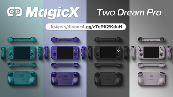 Las variantes verde y morada del MagicX Two Dream Pro tienen botones de colores a juego.