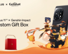 La nueva caja de regalo personalizada Genshin Impact. (Fuente: OnePlus)