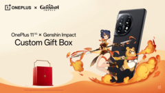 La nueva caja de regalo personalizada Genshin Impact. (Fuente: OnePlus)