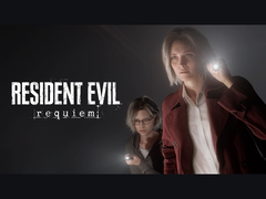 Claire Redfield y Sherry Birkin sosteniendo linternas en el material gráfico promocional oficial de Resident Evil Requiem (Fuente de la imagen: Capcom)
