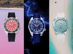 De izquierda a derecha (en la imagen), los Seiko Prospex SPB541, SPB543 y SPB539. (Fuente de la imagen: Seiko - editado)