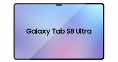 Se espera que la Galaxy Tab S8 Ultra llegue junto a otras dos tabletas de la serie Tab S8. (Fuente de la imagen: @UniverseIce - editado)