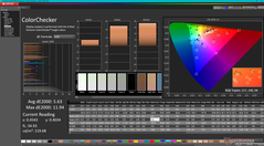 ColorChecker (frente a sRGB)