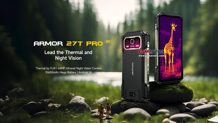 El Armor 27T Pro no es especialmente delgado. (Imagen: Ulefone, vía GSMArena)