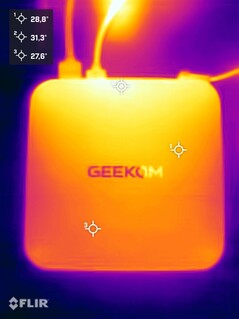 Prueba de resistencia Geekom A9 Max (lado superior)