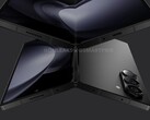 Un render de "Galaxy Z Fold6". (Fuente: OnLeaks x SmartPrix)