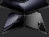 Un render de "Galaxy Z Fold6". (Fuente: OnLeaks x SmartPrix)