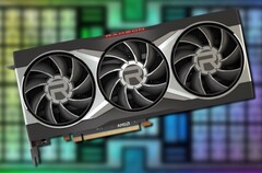 La emblemática Radeon RX 6900 XT (en la imagen) podría verse superada por la nueva versión básica de AMD. (Fuente de la imagen: AMD - editado)