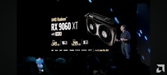 12 GB deberían ser la nueva norma para las tarjetas gráficas 1080p. En la imagen - Diapositiva de presentación de la RX 9060 XT (fuente de la imagen: AMD)