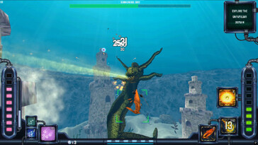 En la imagen: Una captura de pantalla de juego de Juego de gambas: Krill Confirmado.