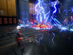 En Terminull Brigade, los jugadores forman equipos de ejecutores cibernéticos para acabar con facciones de IA renegadas en una ciudad de temática ciberpunk. En la imagen, una captura de pantalla del juego. (Fuente de la imagen: Steam)