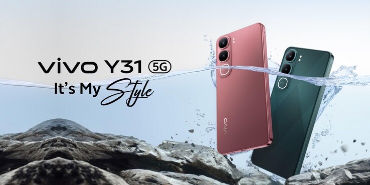 El Vivo Y31 viene en opciones de color rojo rosa y verde diamante (Fuente de la imagen: Vivo)