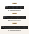 La toma de corriente Yeelight T1 Smart Track viene en tres longitudes. (Fuente de la imagen: Xiaomi Youpin)