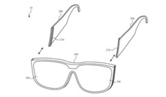 Apple Glass podría venir con lentes ajustables. (Fuente de la imagen: Apple/USPTO)