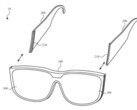 Apple Glass podría venir con lentes ajustables. (Fuente de la imagen: Apple/USPTO)