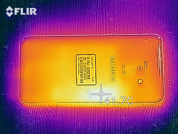 Cámara termográfica - parte posterior del Galaxy A8 (2018)