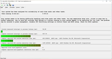 Samsung Galaxy Book Flex 13.3 - LatencyMon (Main)