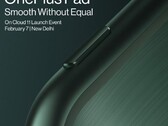 El OnePlus Pad se lanza mundialmente el 7 de febrero. (Fuente: OnePlus)