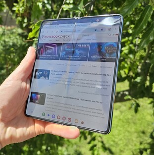 La pantalla interna del Galaxy Z Fold5