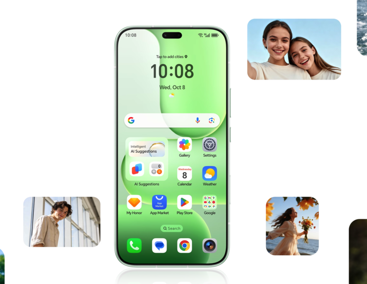 El Honor 600e cuenta con una pantalla AMOLED de 120 Hz
