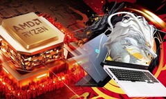 MECHREVO ha fabricado algunos portátiles 7845HX y 7945HX asequibles para jugadores en China. (Fuente de la imagen: AMD/MECHREVO - editado)