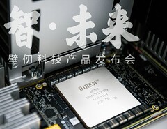 El BR100 parece ser tan grande como el A100 de Nvidia. (Fuente de la imagen: EETrend)