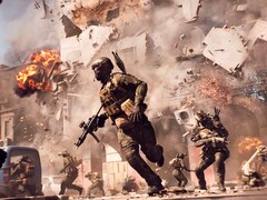 Imagen que muestra a un equipo escapando de una explosión en Battlefield 6. (Fuente de la imagen: DICE)