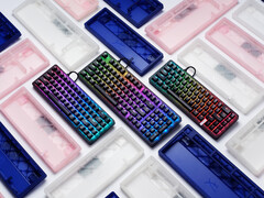 La serie HyperX Origins 2 presenta tres nuevos teclados para juegos. En la imagen: carcasas personalizables de los teclados. (Fuente de la imagen: HP)