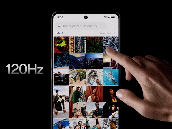 El OnePlus 12R tiene una frecuencia de actualización dinámica de 120 Hz. (Fuente de la imagen: OnePlus)
