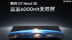 Realme comparte las especificaciones de la pantalla del GT Neo6 SE (Fuente de la imagen: Realme)