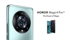 Honor venderá el Magic4 Pro en colores negro y cian. (Fuente de la imagen: Honor)
