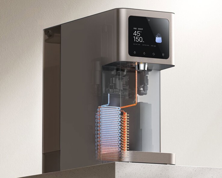 El purificador de agua de sobremesa Mijia de Xiaomi, edición agua hervida fría, ya está disponible en China. (Fuente de la imagen: Xiaomi Youpin)