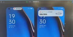 Algunos smartphones con &quot;ColorOS 14 beta&quot;. (Fuente: Digital Chat Station vía Weibo)