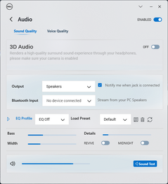 Ajustes de audio