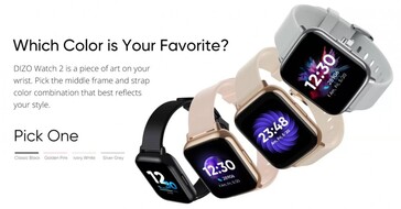 Dizo lanza su Watch 2 con una gama de opciones de color. (Fuente: Dizo vía Flipkart)