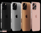 Al igual que el iPhone 12 Pro, el iPhone 13 Pro saldrá supuestamente en cuatro colores diferentes (Imagen: Letsgodigital)