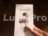 Embalaje de venta al público de la Insta360 Luna Pro.
