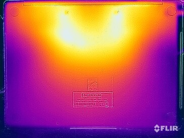 Prueba de tensión de temperaturas superficiales (abajo)